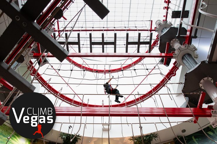 Climbing enthusiasts find adventure at new indoor ropes course